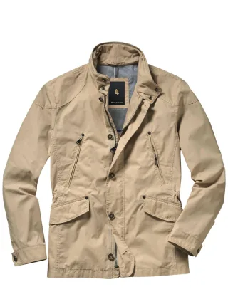 Mey & Edlich Herren Fieldjacket 2.0 Grau 68 % Baumwolle, 32 % Polyamid