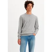 Levi's® Rundhalspullover LIGHTWEIGHT HM SWEATER Feingerippte Abschlüsse