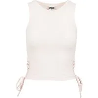 URBAN CLASSICS Yoga & Relax Shirt Urban Classics Damen Ladies Lace Up Cropped Top (1-tlg)