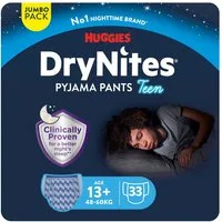 HUGGIES Windeln Nachtwindeln Jungen ab 13 bis ca. 17 Jahre, 33 St.