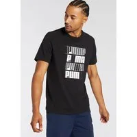 PUMA T-Shirt ESS+ LOGO LAB TEE sportlicher Stil, Kurzarm, mit Print-Applikation, aus Baumwolle