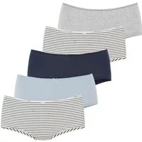 Vivance Panty (5er Pack) mit kleiner Häkelkante, angenehme Baumwollqualität