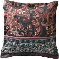 Erwin Müller Kissenbezug Kuschelkissenbezug, Mako-Satin Paisley/Ranke