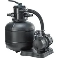 COIL Sandfilteranlage Sandfilterpumpe, Selbstansaugende Pumpe, Sandfilter (7-Wege-Ventil mit Manometer, Anschlussstutzen 32/38 mm), 8500 l/h oder 10000 l/h, 450 W oder 550 W