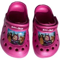Masha and the bear Marsha und der Bär Mädchen Hausschuhe Gartenschuhe Clogs Pantoffeln Hausschuh