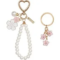 FELIXLEO Schlüsselanhänger Set 2er Blume Schlüsselanhänger Tasche Anhänger Damen Armband