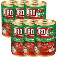 ORO DI PARMA Gemüsekonserve, Oro di Parma Tomaten Sonnengereifte passiert Kräutern 425ml 6er Pack