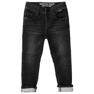 BASEFIELD - Kn.-Jeans Joggdenim black denim - Gr. - 92