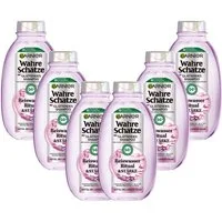 GARNIER Haarshampoo Garnier Wahre Schätze Reiswasser Ritual Shampoo (6er Packung), Packung, 6-tlg., mit Reiswasser und Stärke, ohne Silikone