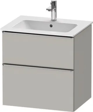 Duravit D-Neo Waschtischunterbau wandhängend Betongrau Matt 610x462x625 mm - DE4361070070000 DE4361070070000
