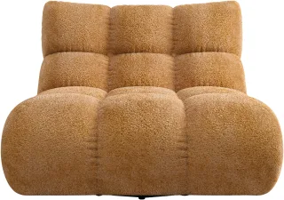 Home affaire 1,5-Sitzer "Cozy Bubble, 360 drehbarer Sessel, Breite 107cm" mit eleganter Steppung, Rundumbezug & weicher Polsterung