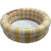 Swim Essentials Pool Swimming Pool 60 cm Orange Gestreift 60 x 15 cm, Swimmingpool Planschbecken