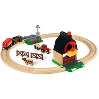 BRIO® Spielzeug-Eisenbahn BRIO® WORLD, Bauernhof Set, (Set), Made in Europe