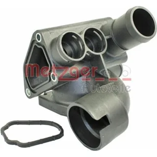Metzger Thermostatgeh?use + Dichtung Audi Seat VW 4010028