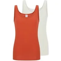Schiesser Unterhemd Modal Essentials (2-St) Achselhemd, Tanktop, Unterziehshirt
