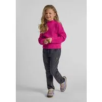 MINOTI Strickpullover Flauschiger Pullover mit Rundhalsausschnitt (2y-14y)