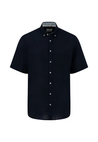 FYNCH-HATTON - Summer Linen, B.D., 1/2 navy - Gr. - XL