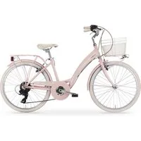 MBM Kinderfahrrad, SHIMANO 6-Gang Kettenschaltung, Citybike New Primavera 24 Zoll