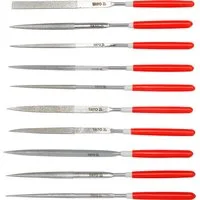 Yato Feile Feile Diamantfeilen, Nadelfeilen 3X140X50mm Set 10 Stück, (10 St)