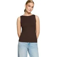 Zero Tanktop Damen Shirt mit U-Boot-Ausschnitt Material