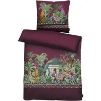 APELT Bettwäsche Karma, Satin (Bio-Baumwolle), 2 teilig, Elefantenfamilie