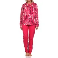 Normann Pyjama Normann Damen langarm Schlafanzug Pyjama - auch in Übergrössen