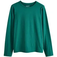 Next Langarmshirt Langärmeliges Rundhalsoberteil aus 100 % Baumwolle (1-tlg)