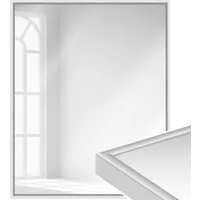 WANDStyle Wandspiegel H270, Silber, matt, aus Aluminium im Stil Modern