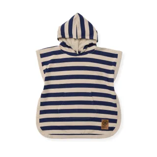 Cloby UV Poncho Navy/Sandy Stripe - 3 bis 5 Jahre