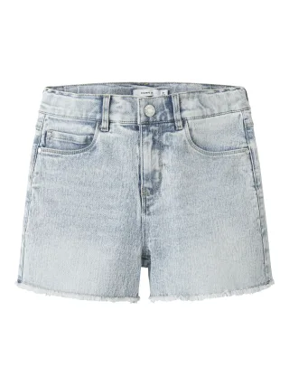 NAME IT - NKFROSE HW MOM DNM SHORTS 8222-YA NOOS Light Blue Bleached Denim - Gr. - 134