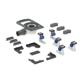 Geberit Duofix Duschwannenablauf 551550001 mit 5 Füßen, Sperrwasserhöhe 50mm