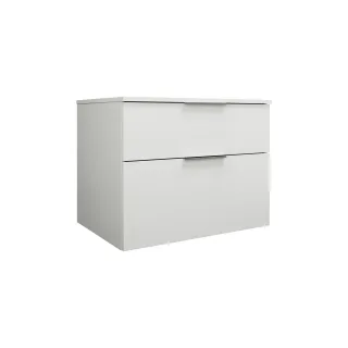 Burgbad Waschtischunterschrank Eqio 619x800x550 Weiß Hochglanz, WXXH080F2009 WXXH080F2009