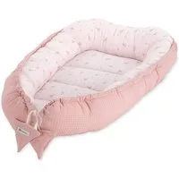 FabiMax Bettnestchen Zweiseitiges Babynest Baby-Kokon aus Baumwolle Waffel & Musselin, 2 in 1 Nest & Wickelauflage – ideal für Beistellbetten & Kinderbetten