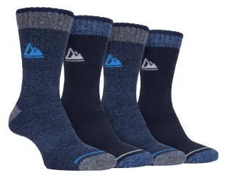 STORM BLOC - 4 Paar Herren Cushion Sole Wandern Arbeit Boot Socken