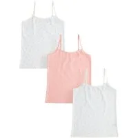 Next Trägertop Blümchen-Trägertops, 3er-Pack (3-tlg)
