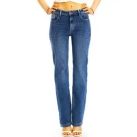 be styled Gerade Jeans Medium waist gerade geschnittene Jeans bequem - Damen - j16k-4 mit Stretch-Anteil
