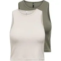 ONLY Shirttop ONLBelia (2-tlg) Plain/ohne Details