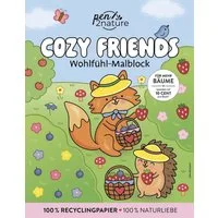 Cozy Friends: Wohlfühl-Malblock Cozy Coloring, Ausmalen und entspanne / Pen2nature