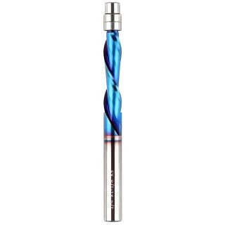 1/4 Inch Shank Premium Carbide Spiral Flush Trim Router Bit Set with Ball Bearings High Durability Versatile Woodworking