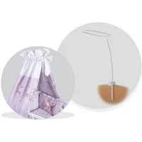 Lorelli Betthimmel Babybett Himmelstange, 17 x 4 x 167 cm, Himmel-Halterung, universal