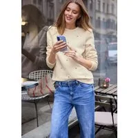 STREET ONE STUDIO Sweatshirt mit Blumenmuster