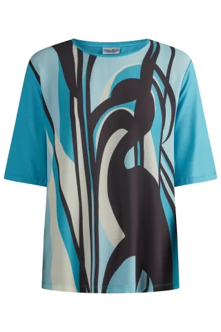 Barbara Lebek - T-Shirts turquoise - Gr. - 48