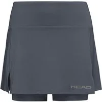 Head Tennisrock mit Innenhose Club Basic anthrazitgrau Mädchen