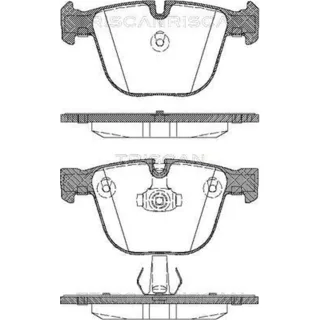 Triscan Bremsbel?ge hinten BMW 1er 3er 5er 6er 7er X5 X6