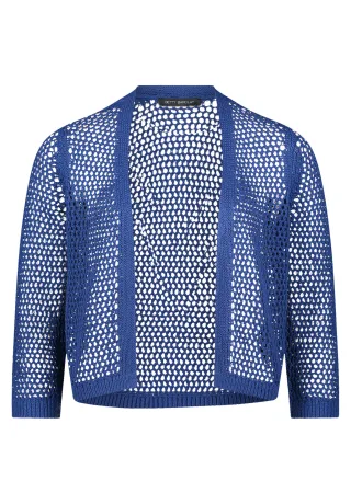 Betty Barclay - Grobstrickjacke Electric Blue - Gr. - 40