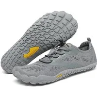 SAGUARO Smart I (flexible Sohle, breite Zehenbox) grau Barfußschuh