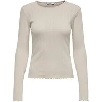 ONLY Langarmshirt (1-tlg) Lochmuster