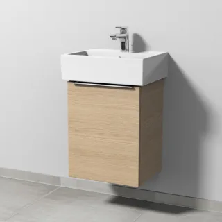 Sanipa 3way Waschtischunterbau zu Duravit Vero Air Waschtisch mit 1 Tür, Eiche-Nordic UM42948