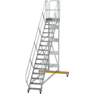 Munk Plattformtreppe 45° fahrbar Stufenbreite 600 mm - 600776