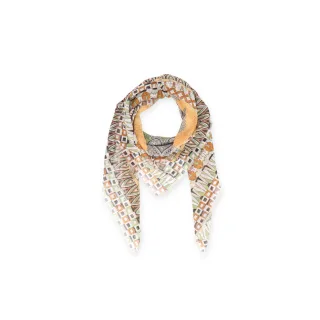 Halsüberkopf Accessoires - Tuch Paisley 120x120 gelb - Gr. - OS
